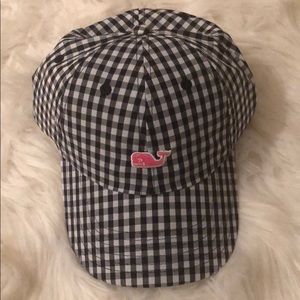 Vineyard Vines Gingham Baseball Hat